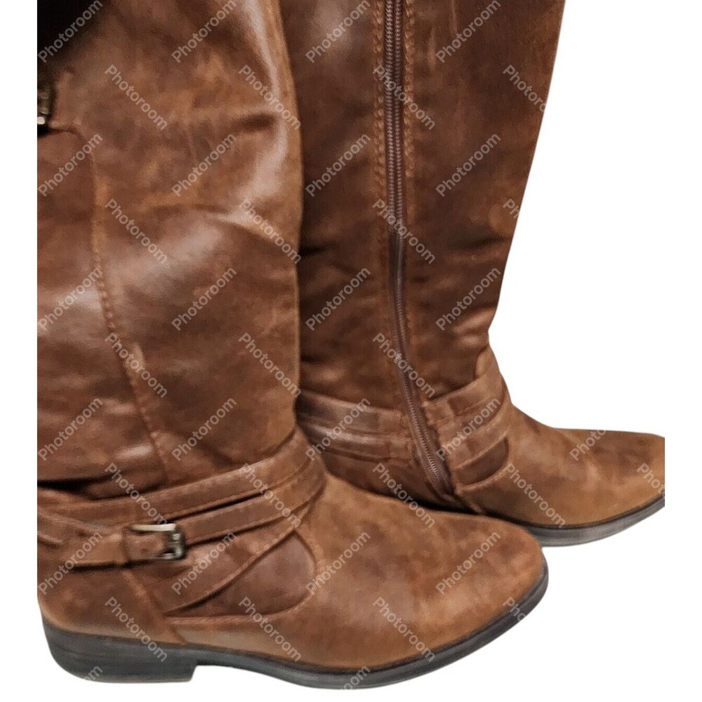Baretraps Boots Size 7.5 Alysha Brown Side Zip